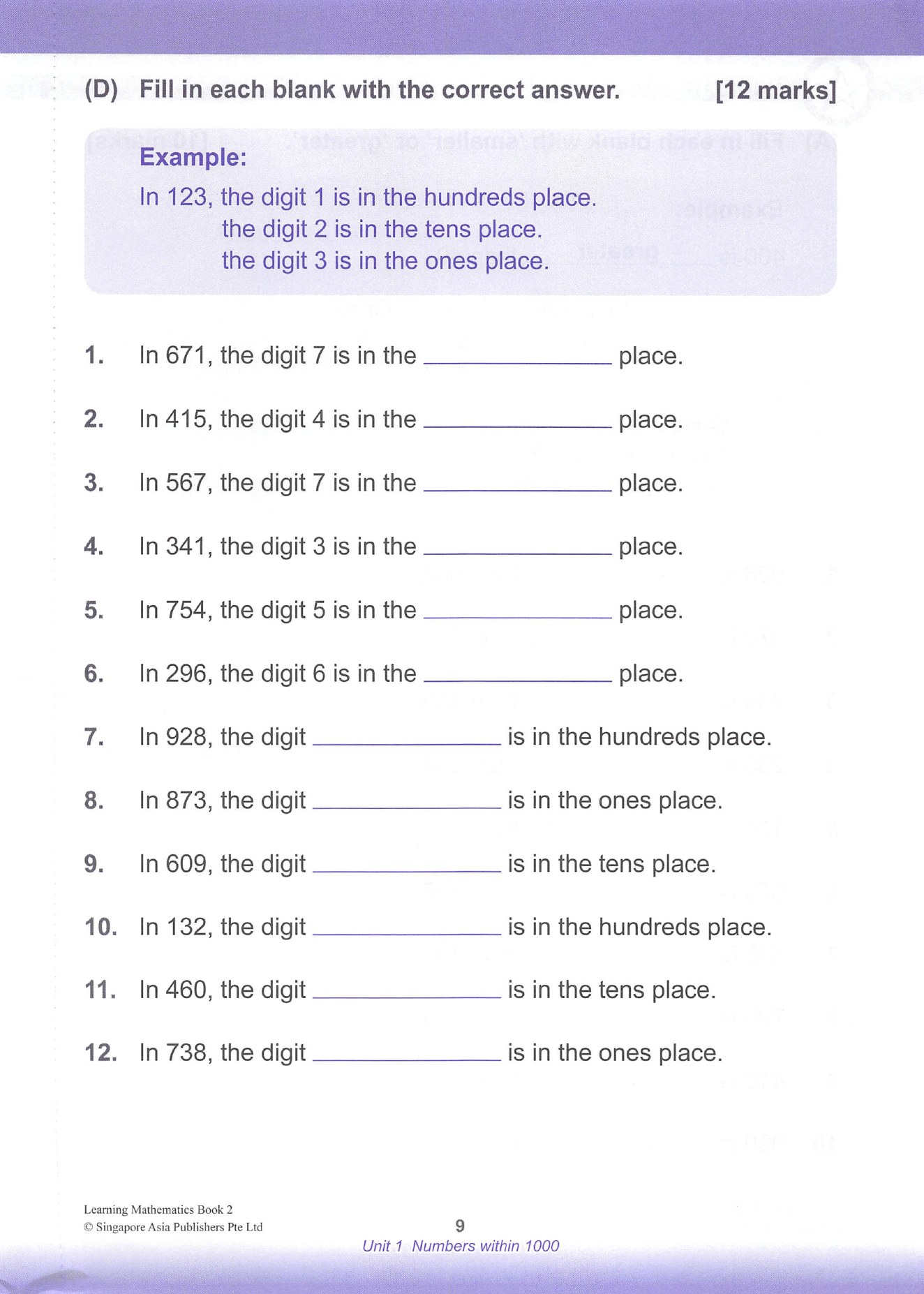 Unit 1, book page 9